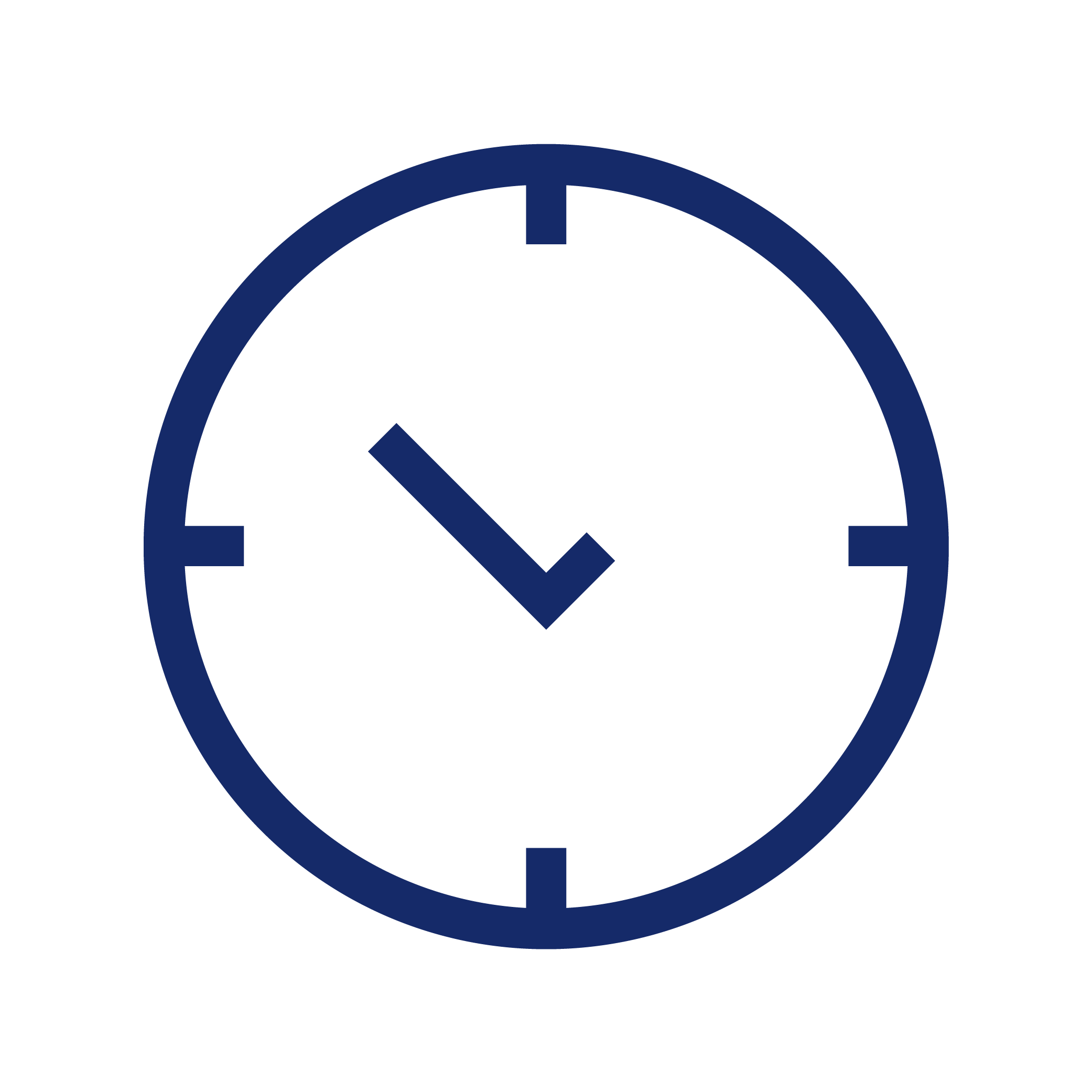 icono reloj azul