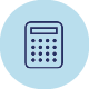 calculadora azul