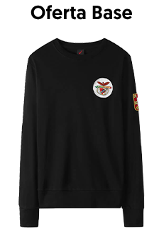 Cheque oferta Casaco preto vintage SL Benfica