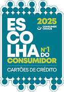 Logo Escolha nº1 do consumidor - 2025 Costumer choice - Cartões de crédito