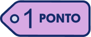 1 ponto