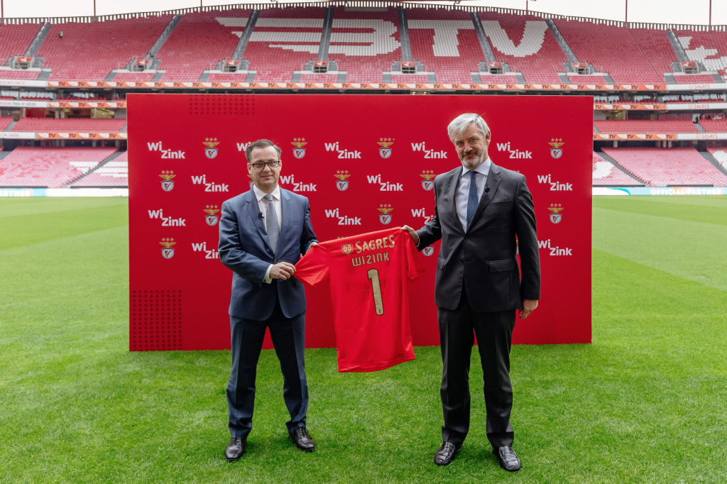 WiZink, novo patrocinador oficial e parceiro de pagamentos do Benfica