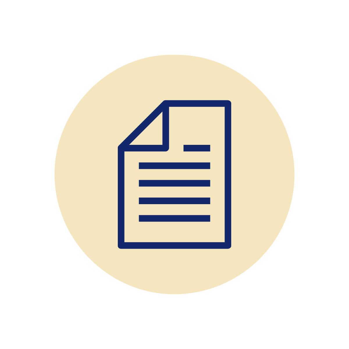 Icono de una hoja con fondo naranja