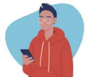 Persona sosteniendo un movil